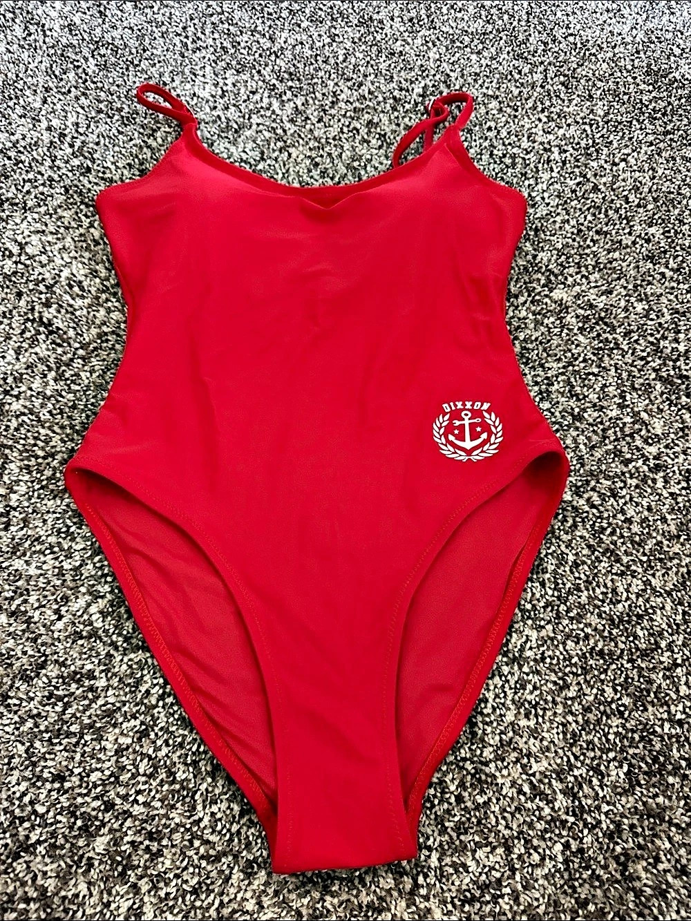 Dixxon Essential V-Neck One Piece Red Size Small